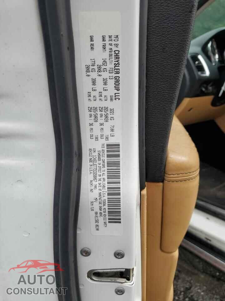DODGE DURANGO 2013 - 1C4SDJET7DC658067