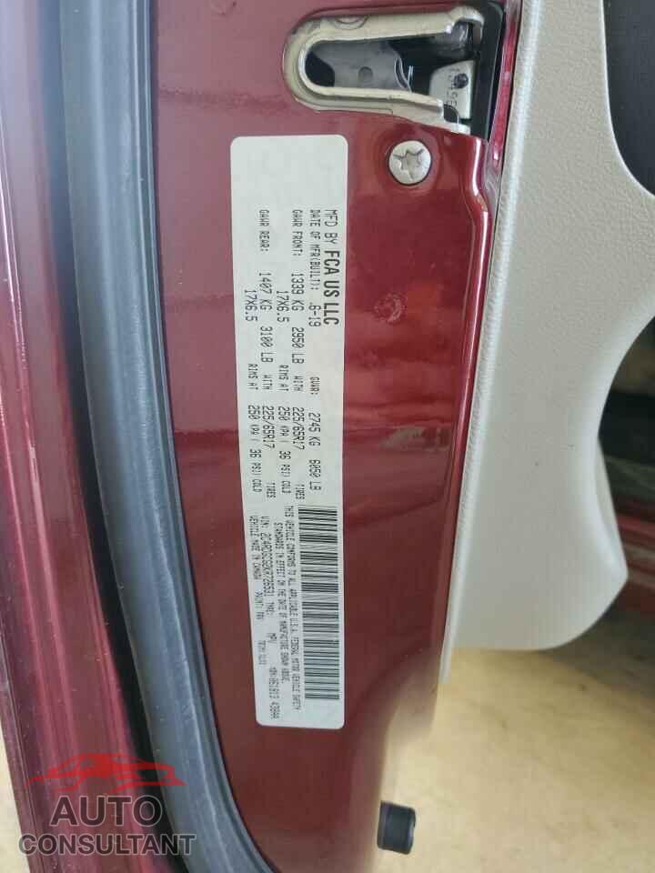 DODGE CARAVAN 2019 - 2C4RDGCG2KR726531