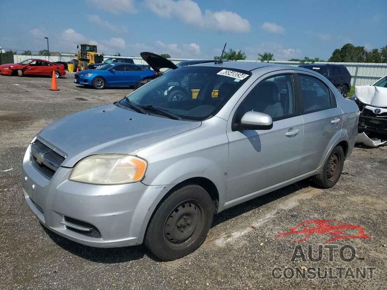 CHEVROLET AVEO 2009 - KL1TD56E39B676422