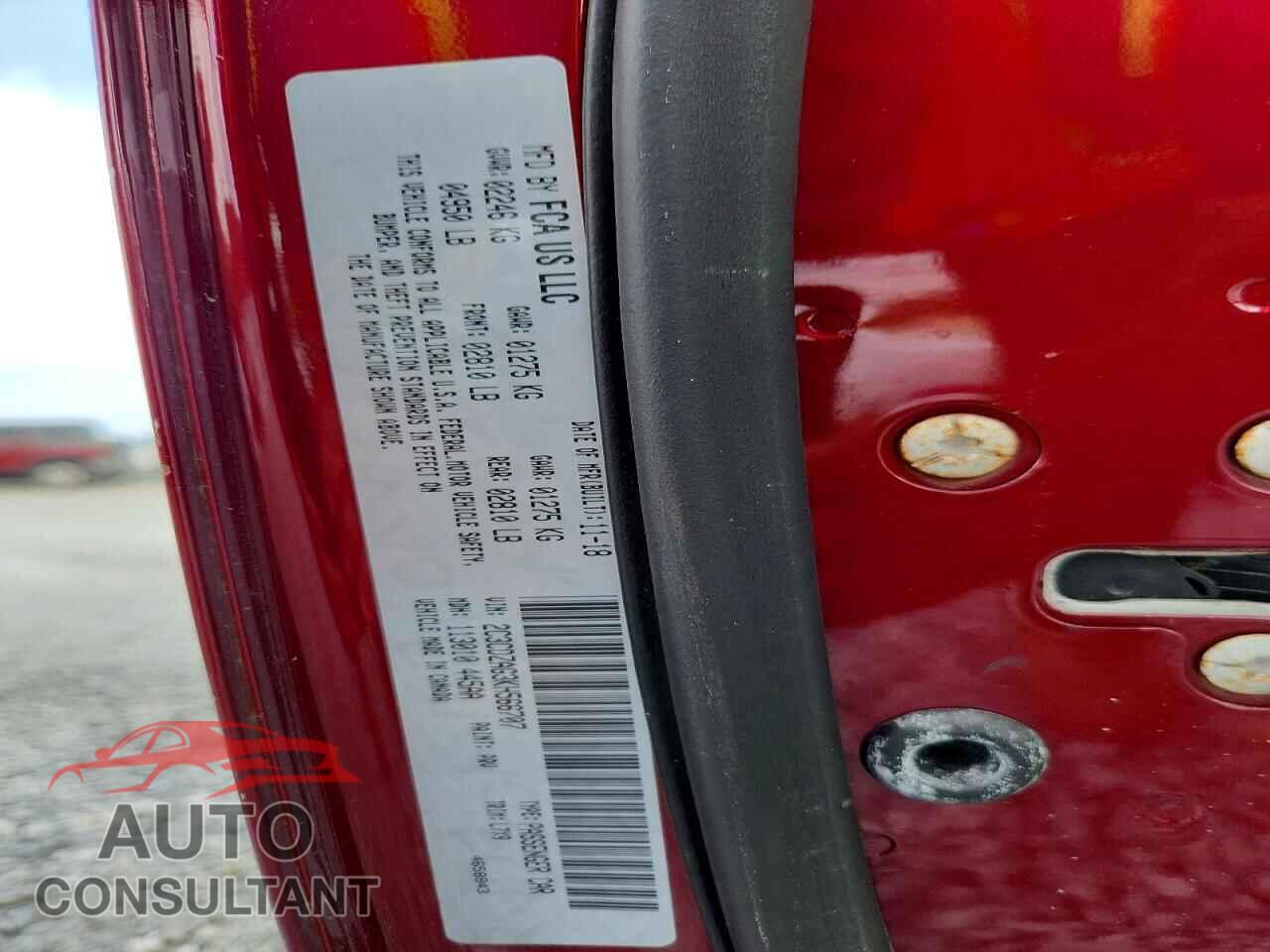 DODGE CHALLENGER 2019 - 2C3CDZAG3KH566707