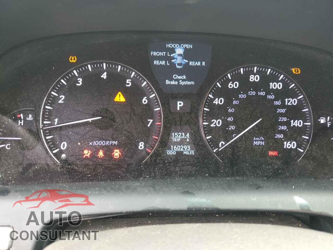 LEXUS LS460 2012 - JTHBL5EF6C5113130