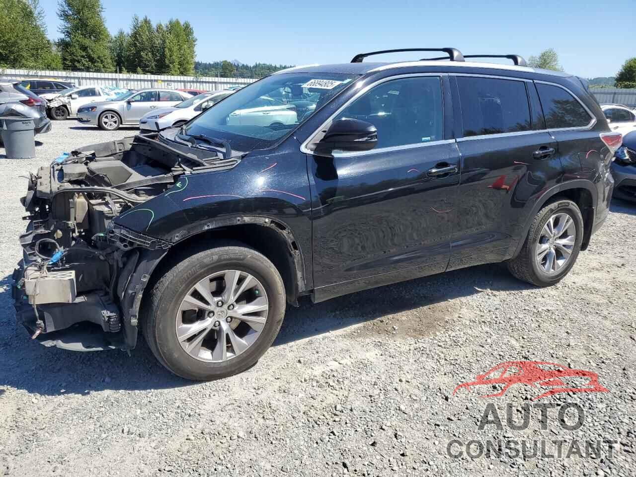 TOYOTA HIGHLANDER 2015 - 5TDJKRFH9FS110826