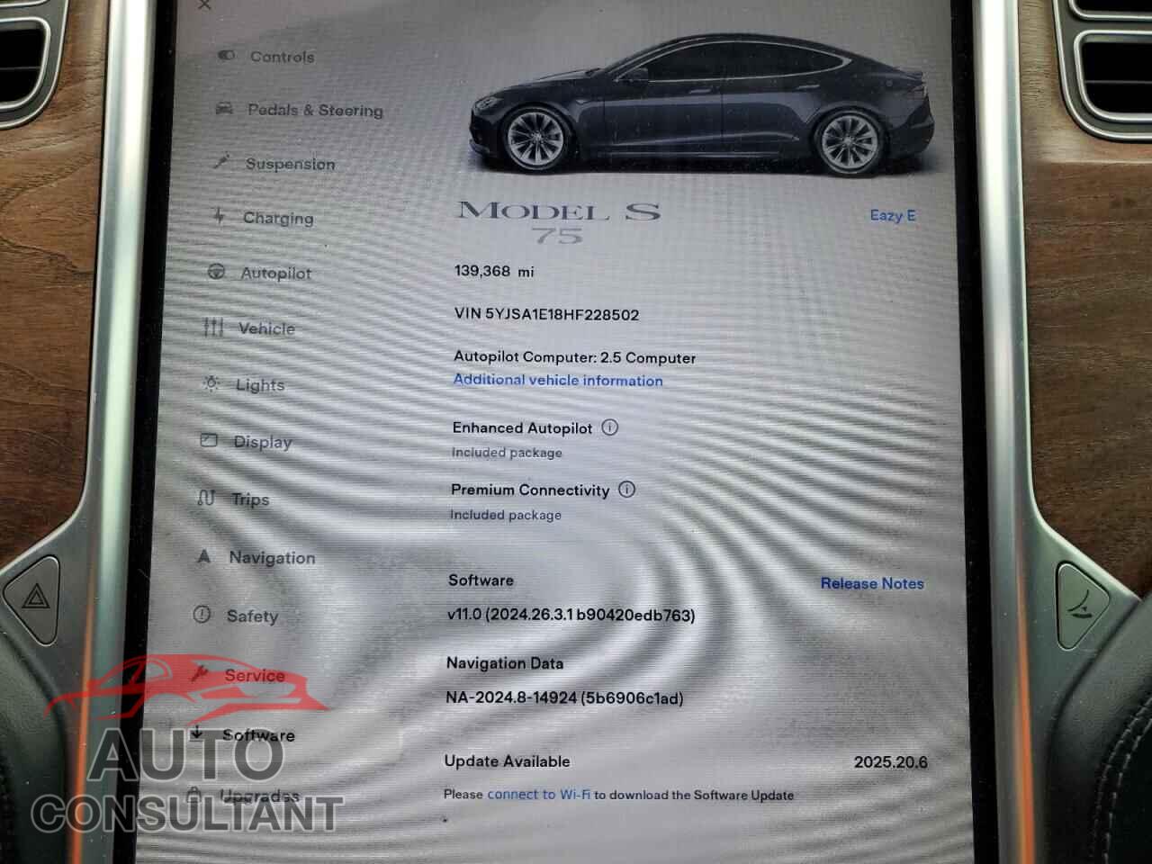 TESLA MODEL S 2017 - 5YJSA1E18HF228502