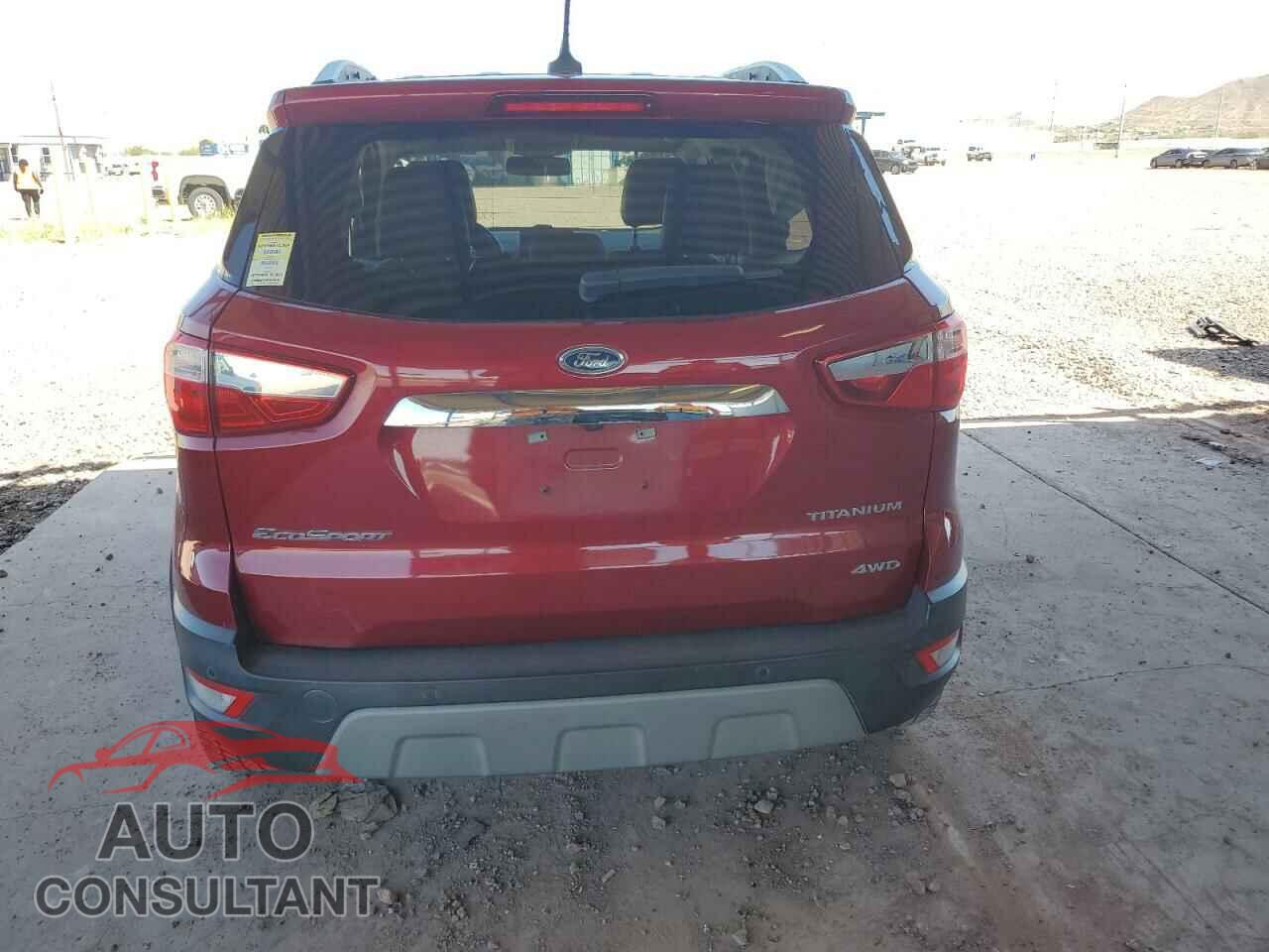 FORD ECOSPORT 2019 - MAJ6S3KL4KC309524