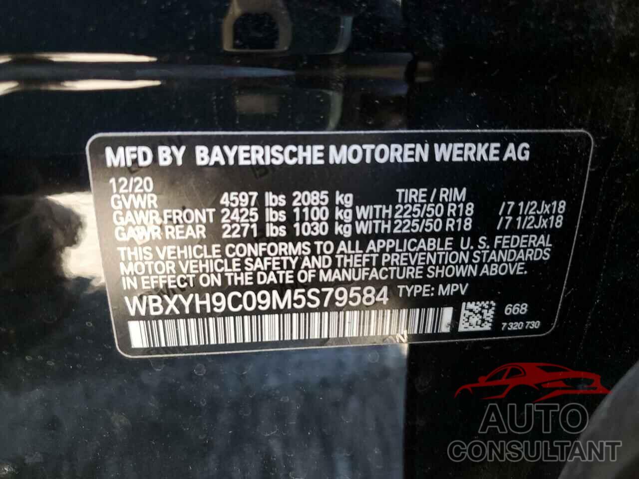 BMW X2 2021 - WBXYH9C09M5S79584