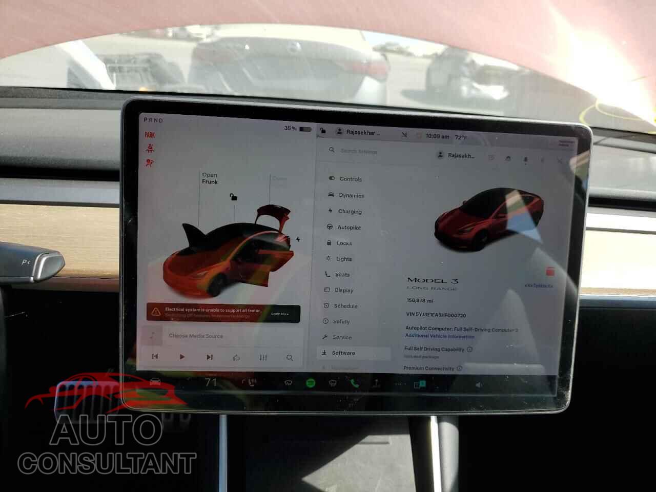 TESLA MODEL 3 2017 - 5YJ3E1EA6HF000720