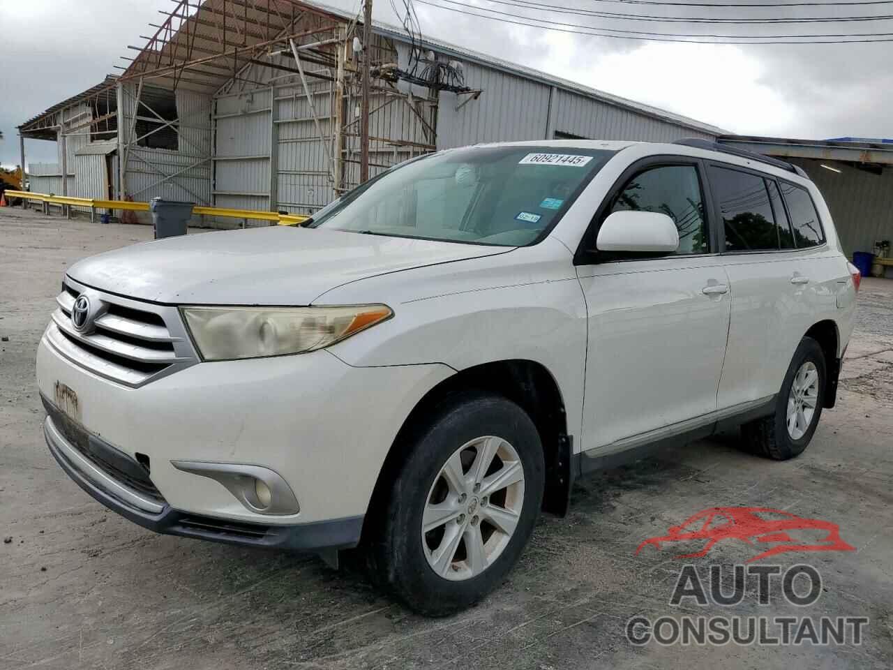 TOYOTA HIGHLANDER 2012 - 5TDZK3EH6CS075885