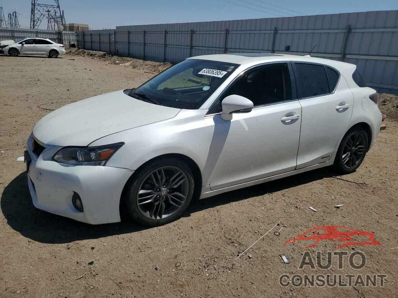 LEXUS CT 200 2013 - JTHKD5BH8D2148130