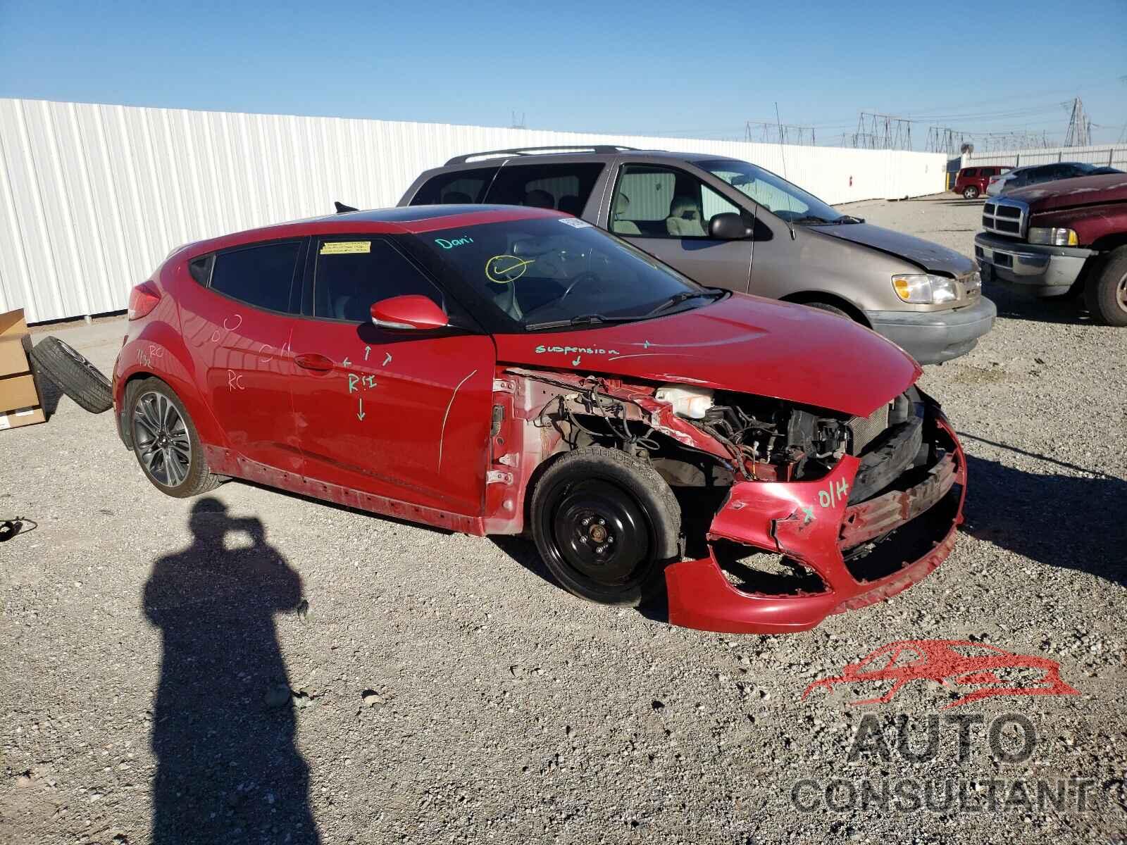 HYUNDAI VELOSTER 2016 - KMHTC6AE1GU257636