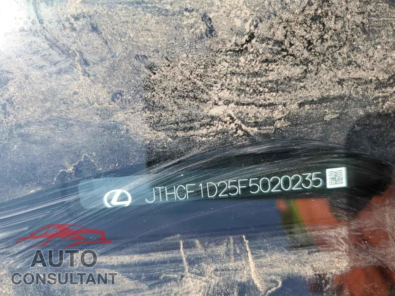 LEXUS IS 2015 - JTHCF1D25F5020235