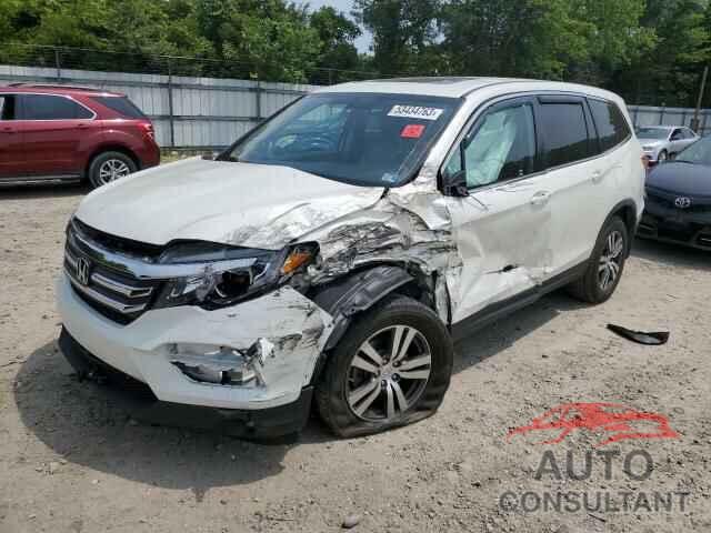 HONDA PILOT 2017 - 5FNYF6H75HB005617