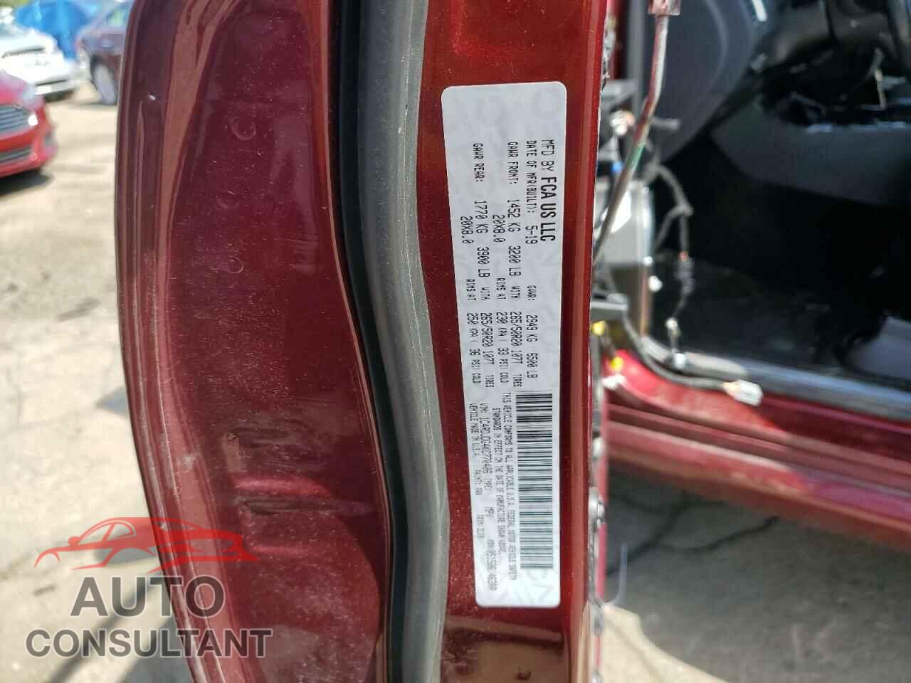 DODGE DURANGO 2019 - 1C4RDJDG4KC770406