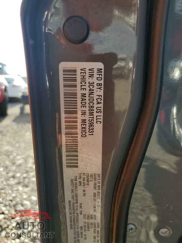 JEEP COMPASS 2021 - 3C4NJDCB8MT596331