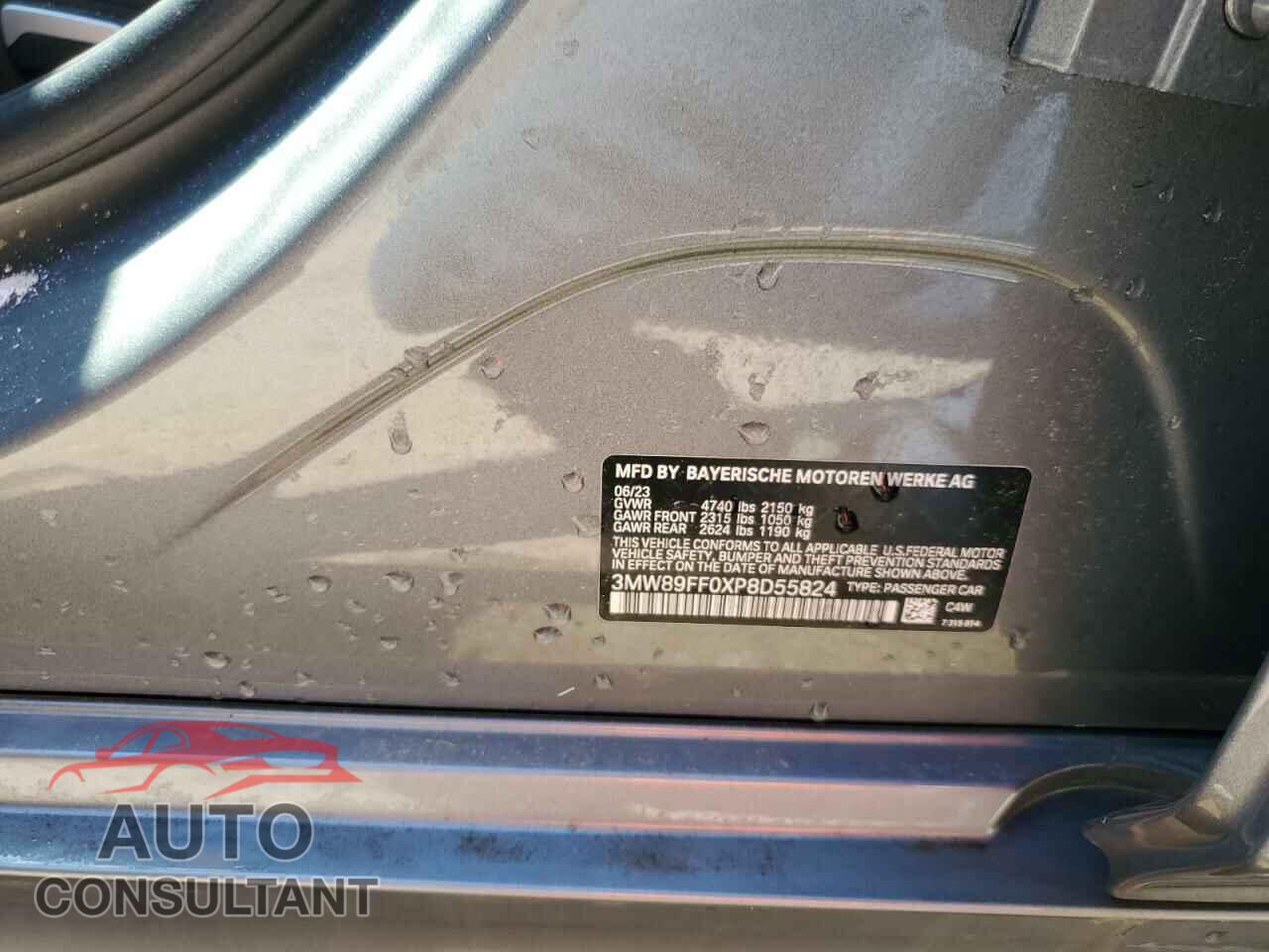 BMW 3 SERIES 2023 - 3MW89FF0XP8D55824