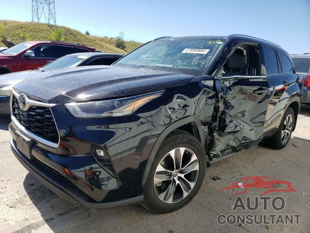 TOYOTA HIGHLANDER 2021 - 5TDHBRCH3MS524894