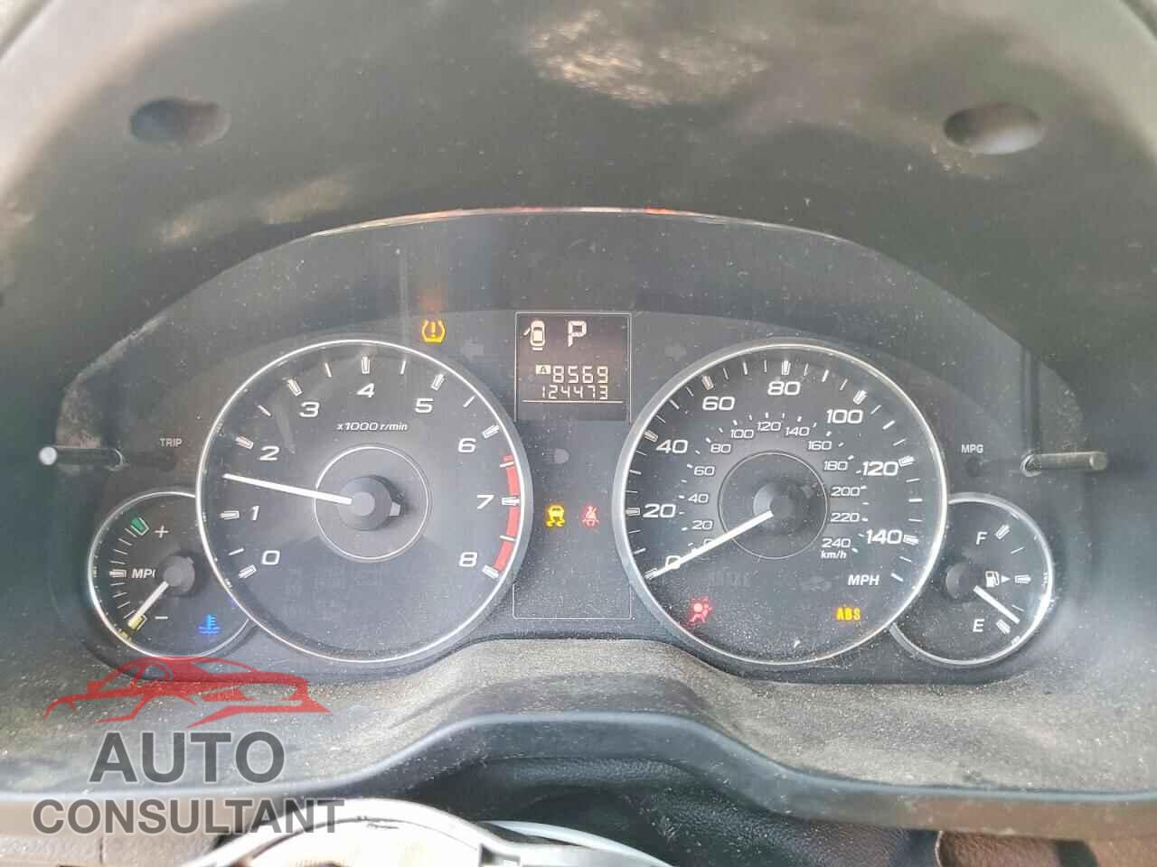 SUBARU OUTBACK 2012 - 4S4BRBJC7C3294756