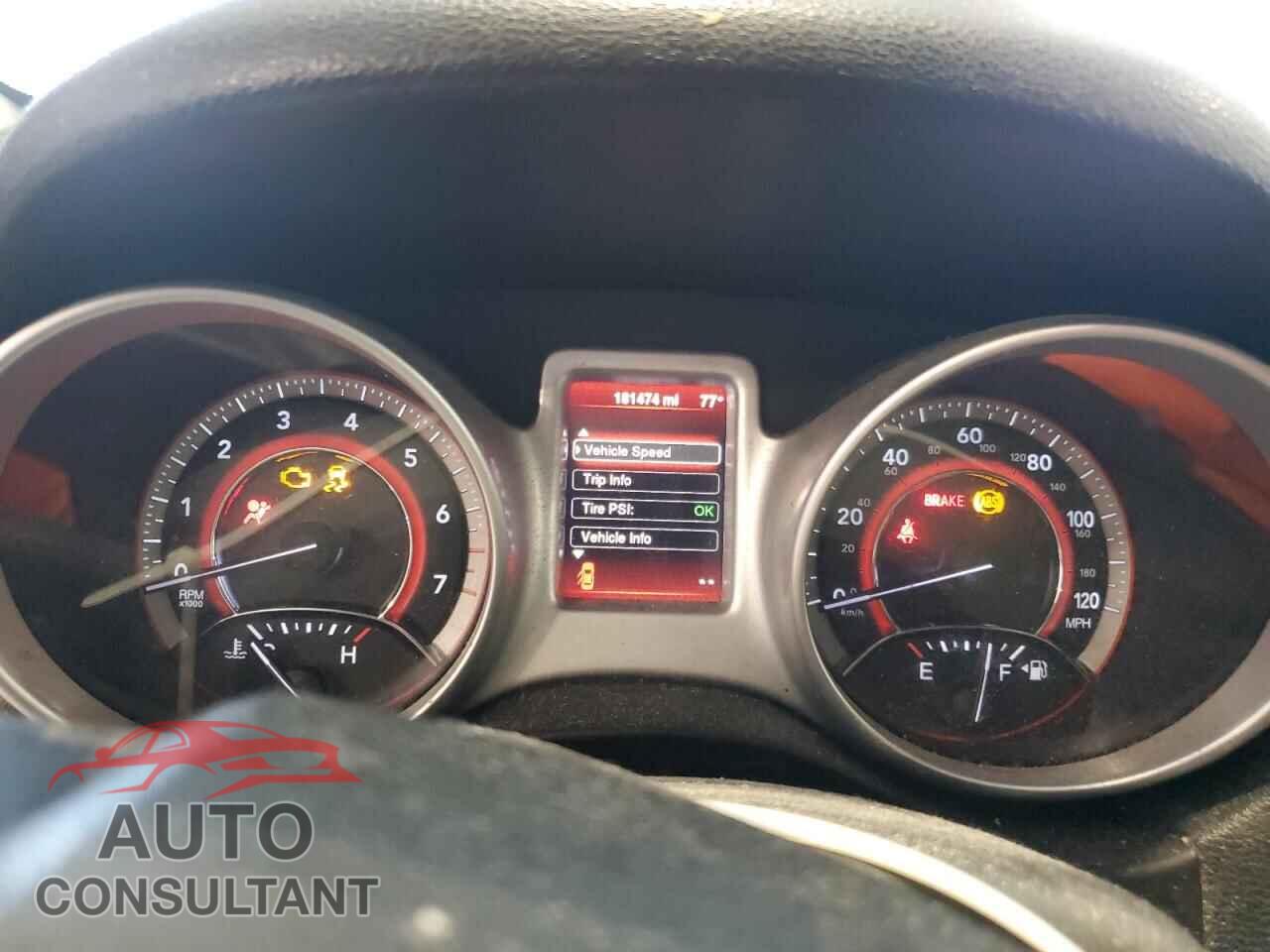 DODGE JOURNEY 2013 - 3C4PDCAB5DT558598