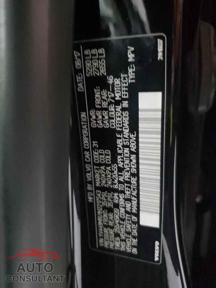 VOLVO XC60 2017 - YV449MRU1H2217543