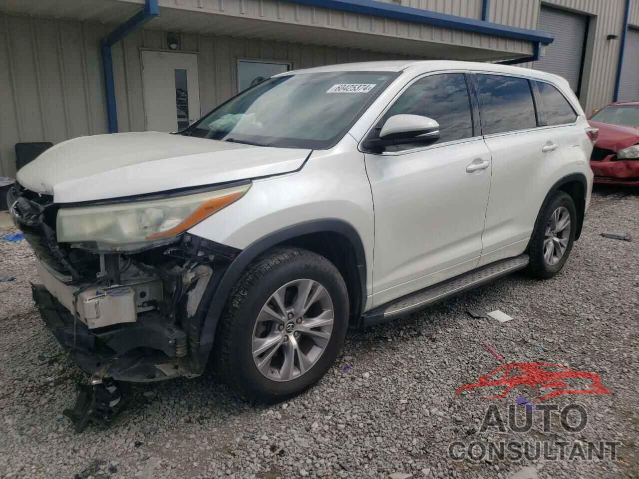 TOYOTA HIGHLANDER 2016 - 5TDBKRFH4GS231611