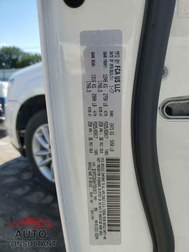 DODGE JOURNEY 2017 - 3C4PDCBG6HT591013