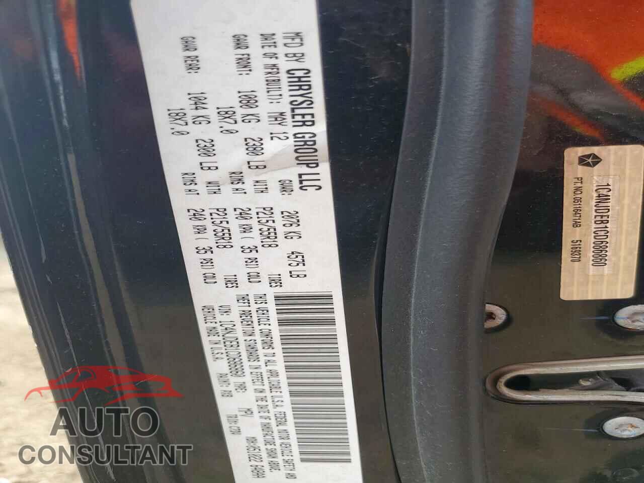 JEEP COMPASS 2012 - 1C4NJDEB1CD686860