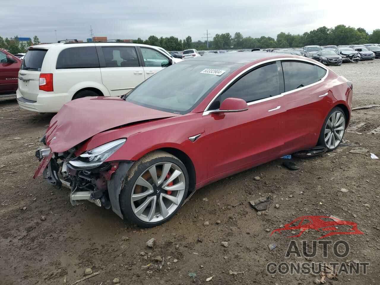 TESLA MODEL 3 2019 - 5YJ3E1EB4KF472687