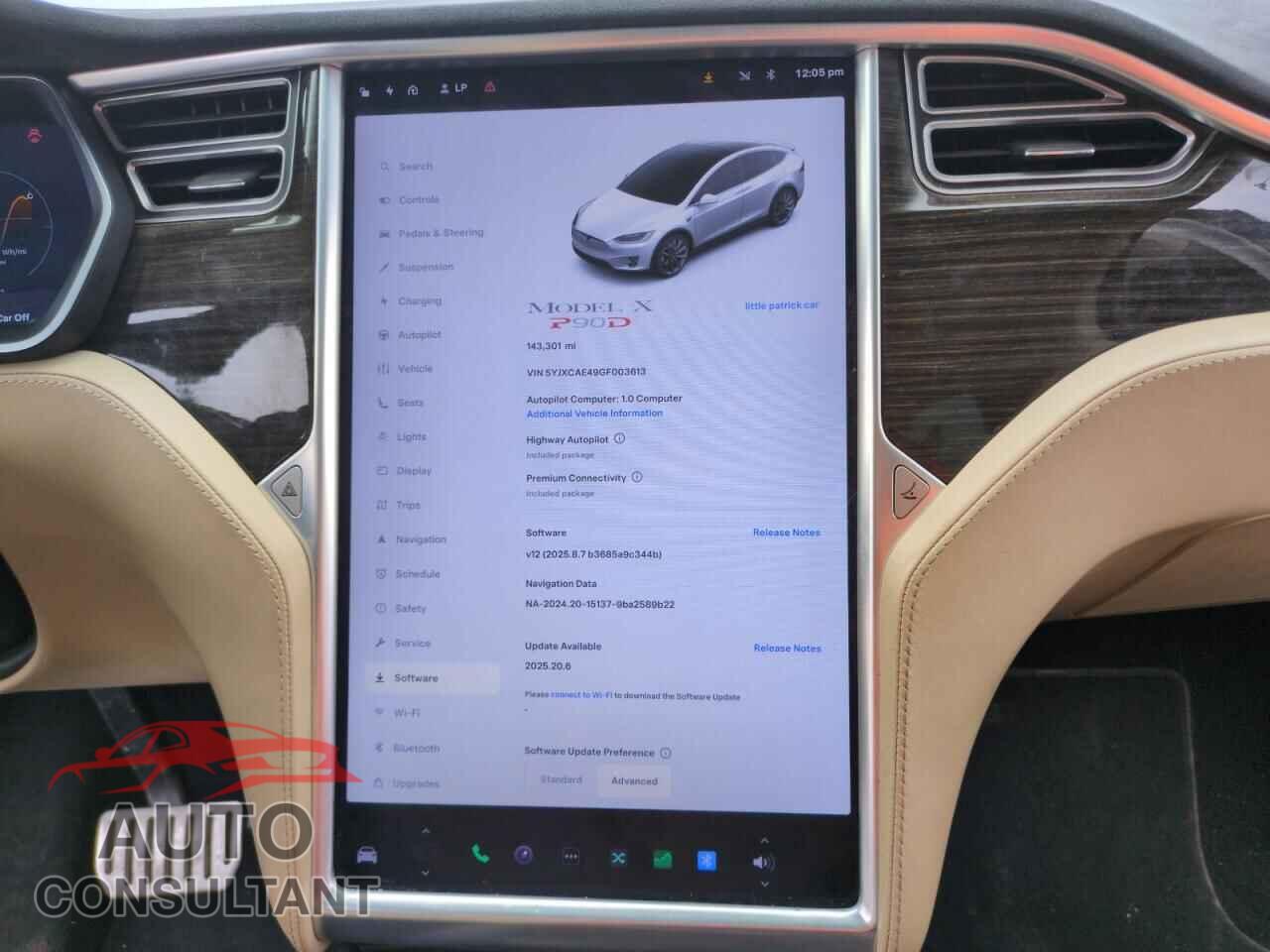 TESLA MODEL X 2016 - 5YJXCAE49GF003613