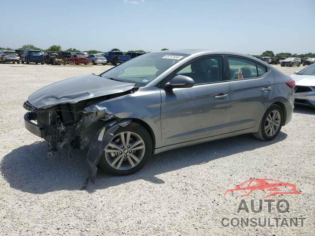 HYUNDAI ELANTRA 2018 - KMHD84LF0JU473663