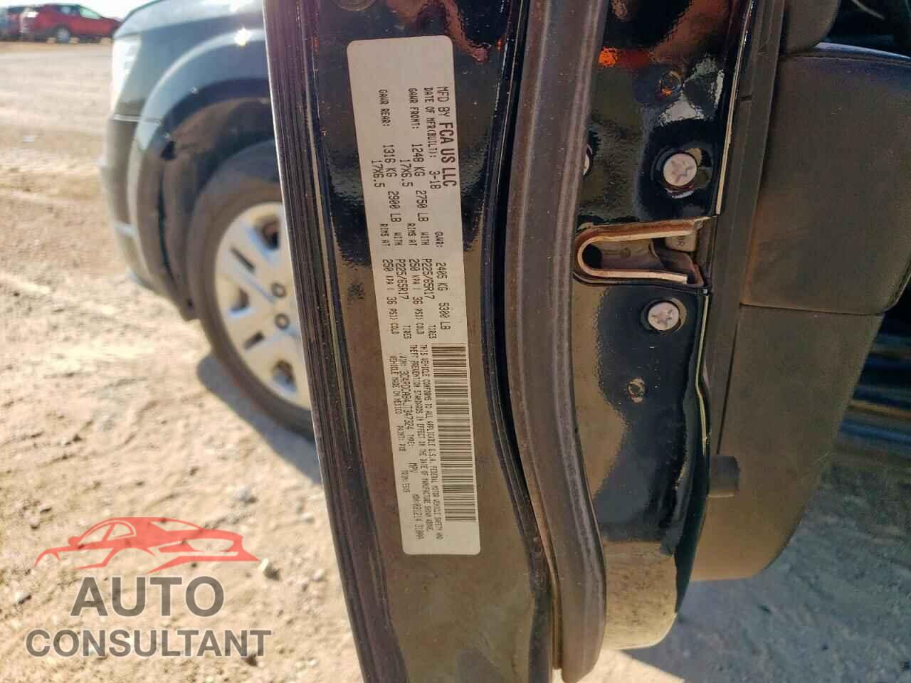 DODGE JOURNEY 2018 - 3C4PDCAB4JT347324