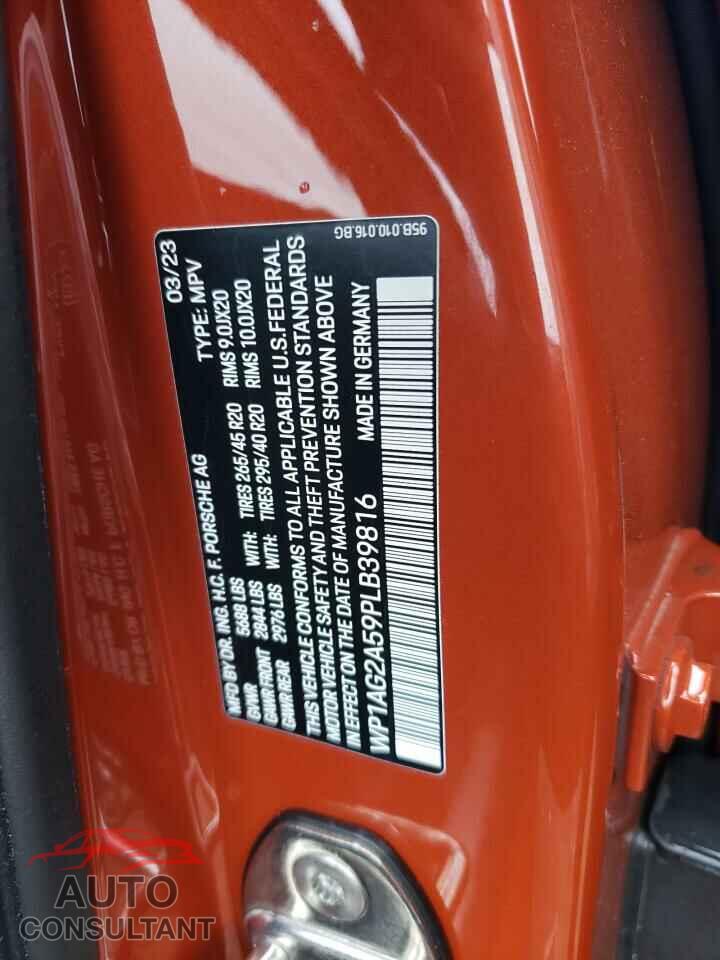 PORSCHE MACAN 2023 - WP1AG2A59PLB39816