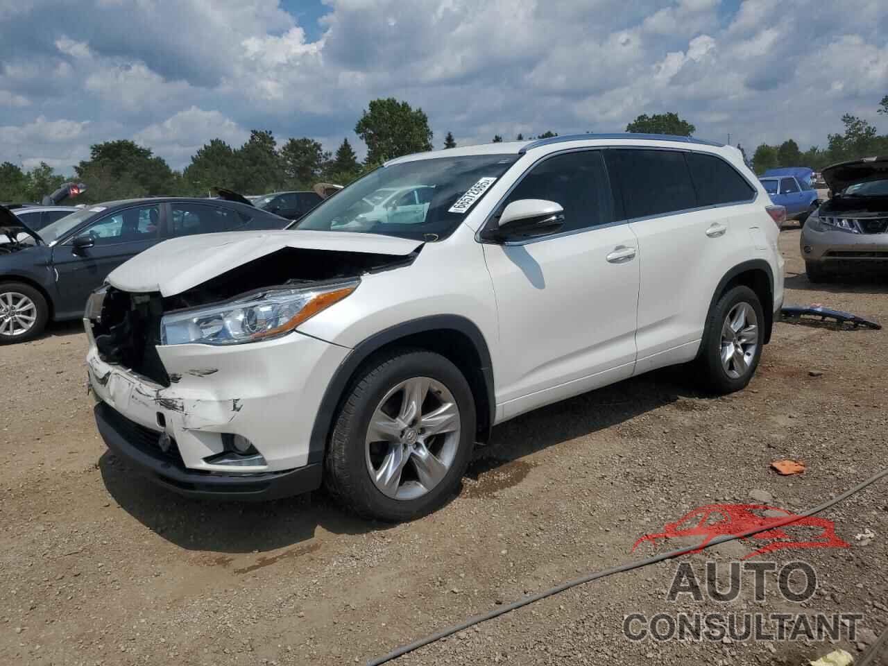 TOYOTA HIGHLANDER 2014 - 5TDDKRFH9ES042524