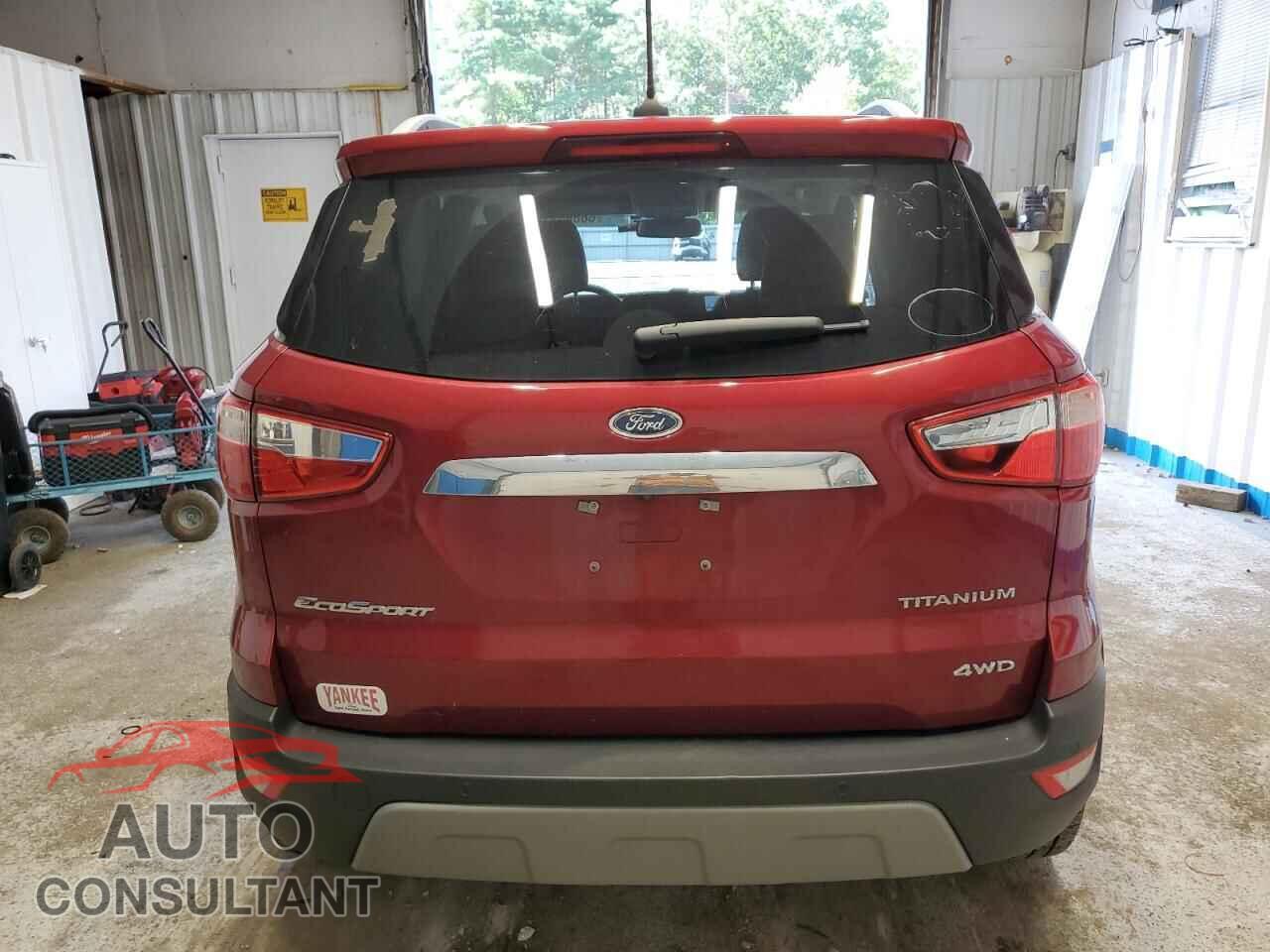 FORD ECOSPORT 2021 - MAJ6S3KL0MC451520