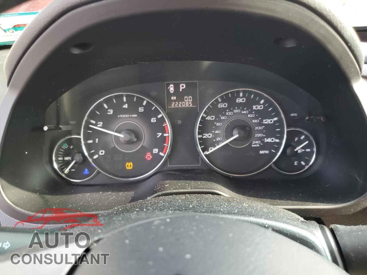 SUBARU OUTBACK 2011 - 4S4BRBCC2B3361677