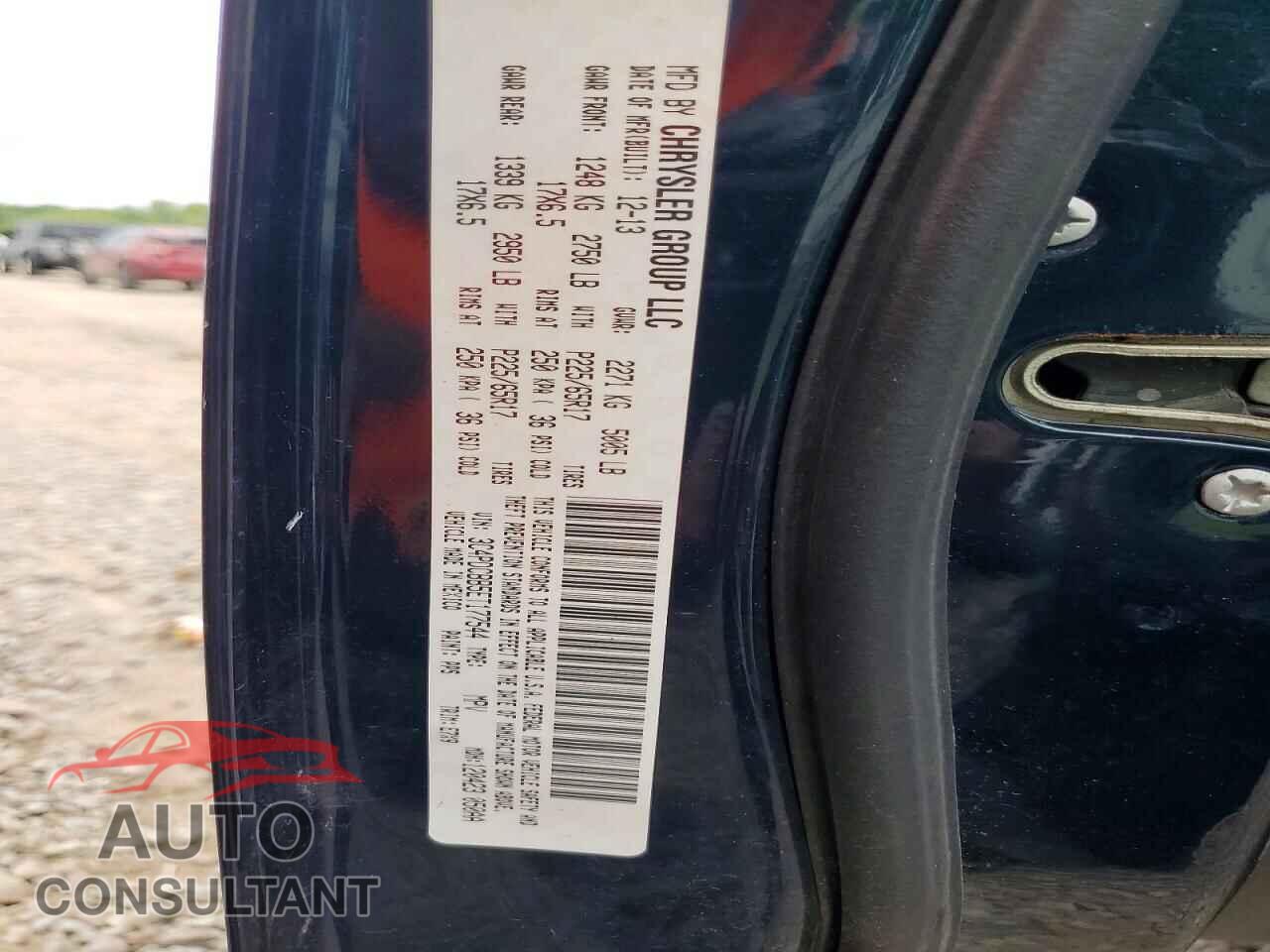 DODGE JOURNEY 2014 - 3C4PDCBB5ET177544