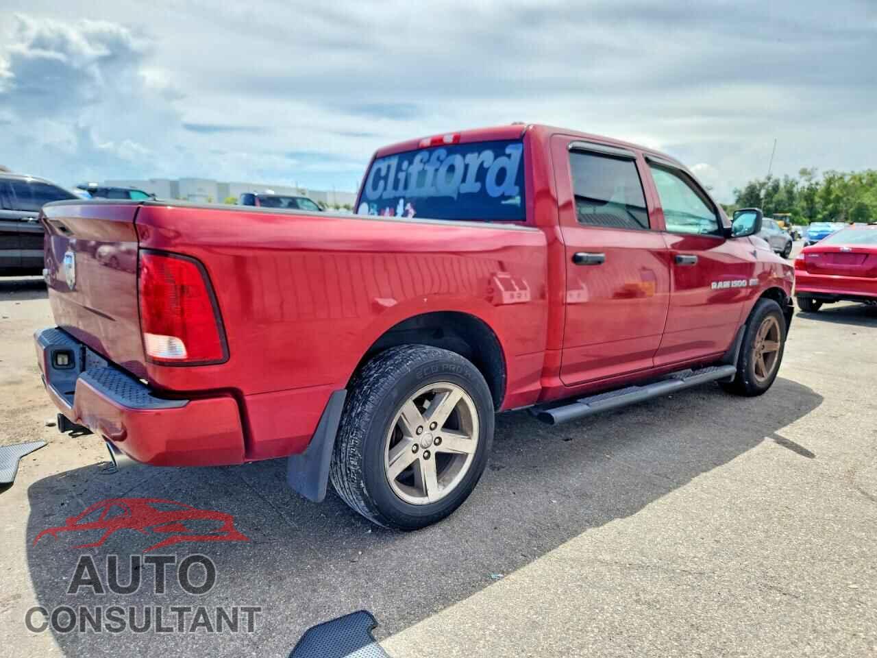 DODGE RAM 1500 2012 - 1C6RD6KT2CS228944