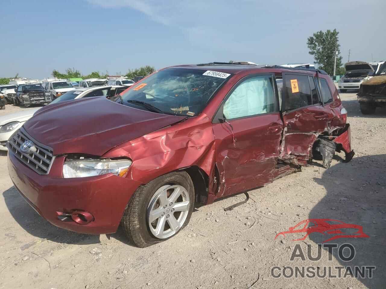 TOYOTA HIGHLANDER 2010 - 5TDKK3EH1AS022803