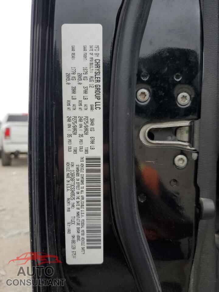 DODGE RAM 1500 2012 - 1C6RD6FT3CS349525