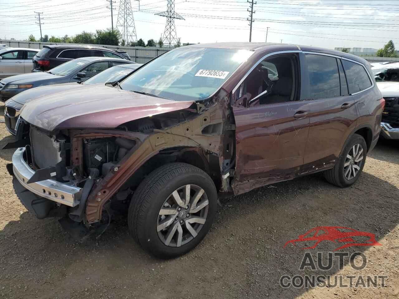 HONDA PILOT 2021 - 5FNYF6H58MB079154