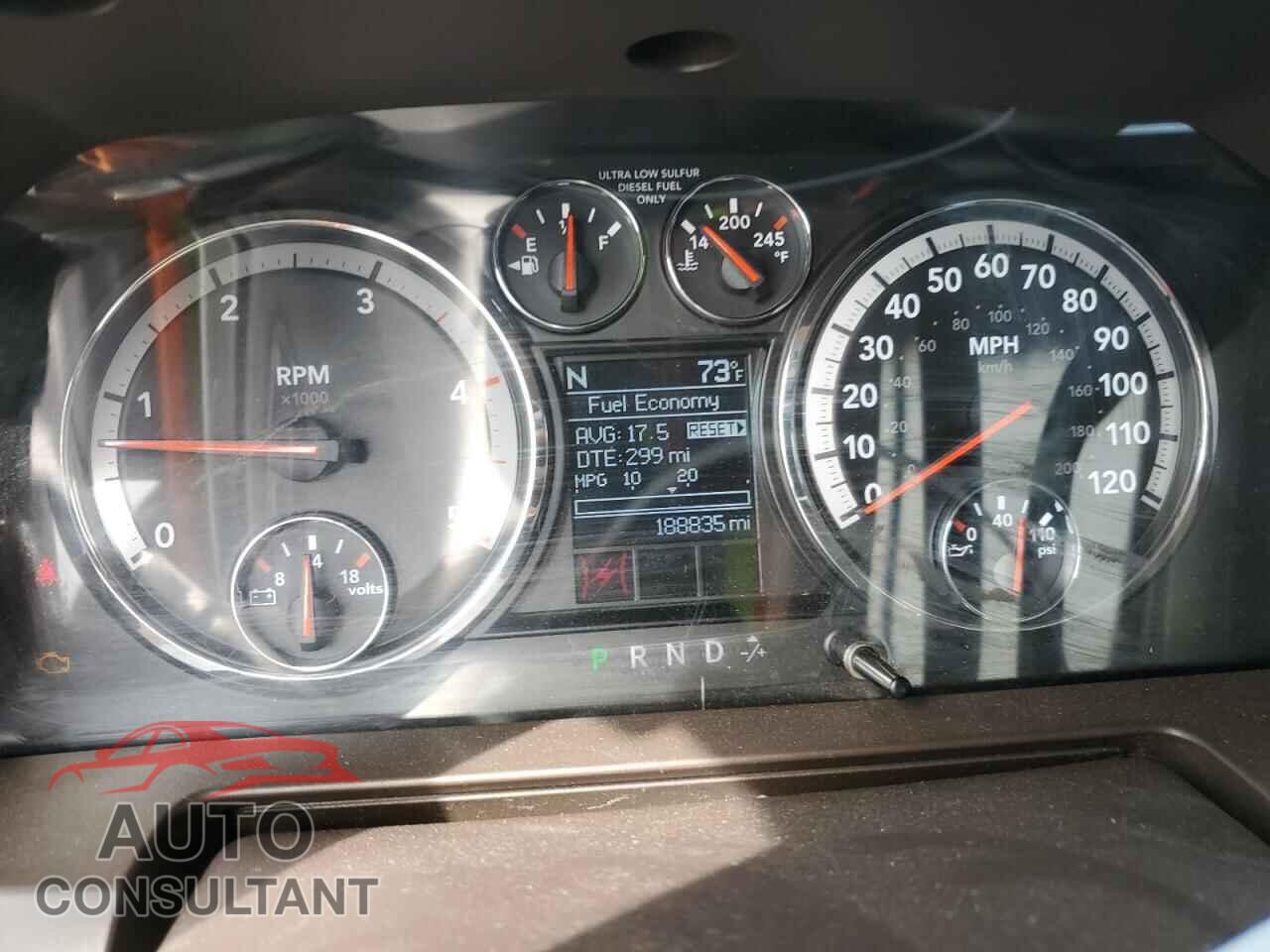 DODGE RAM 3500 2012 - 3C63D3EL8CG238689