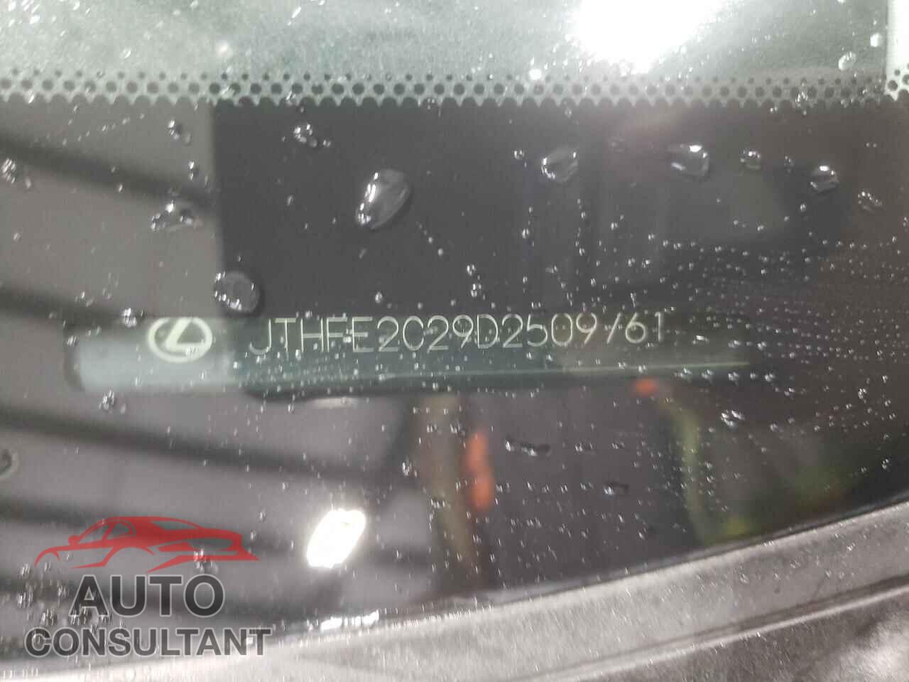 LEXUS IS 2013 - JTHFE2C29D2509761