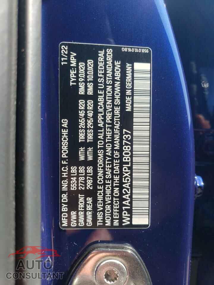 PORSCHE MACAN BASE 2023 - WP1AA2A5XPLB08737