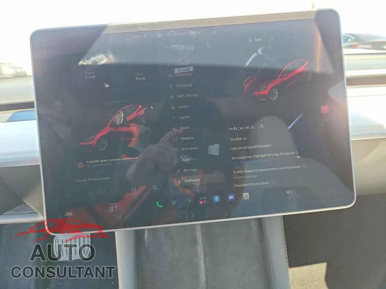 TESLA MODEL 3 2023 - 5YJ3E1EA2PF524820