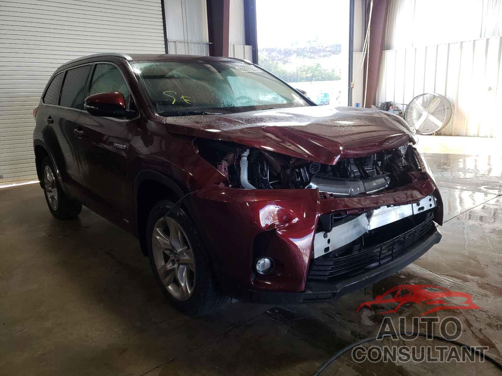 TOYOTA HIGHLANDER 2019 - 5TDDGRFH6KS055924