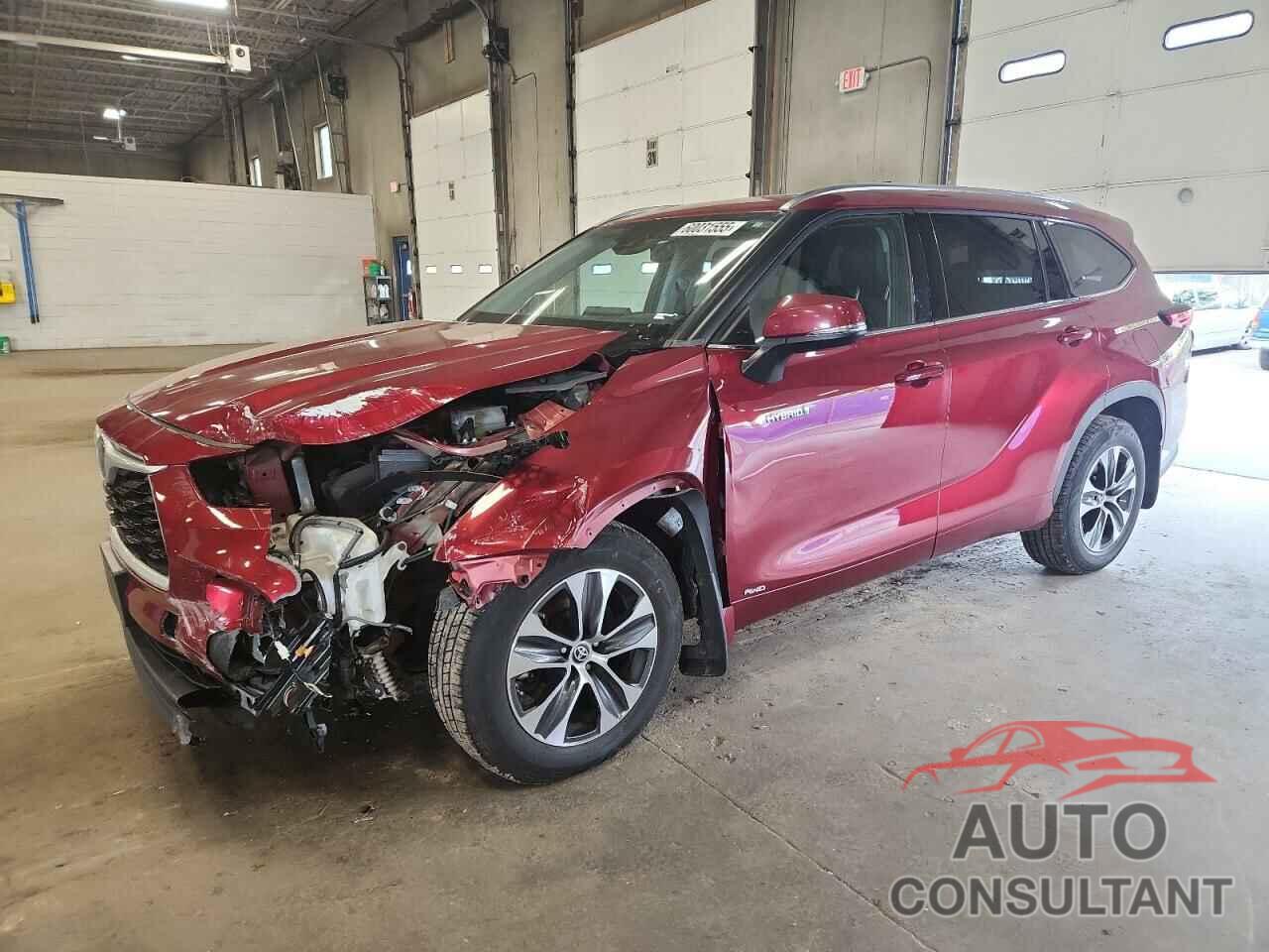 TOYOTA HIGHLANDER 2021 - 5TDGBRCH0MS524637