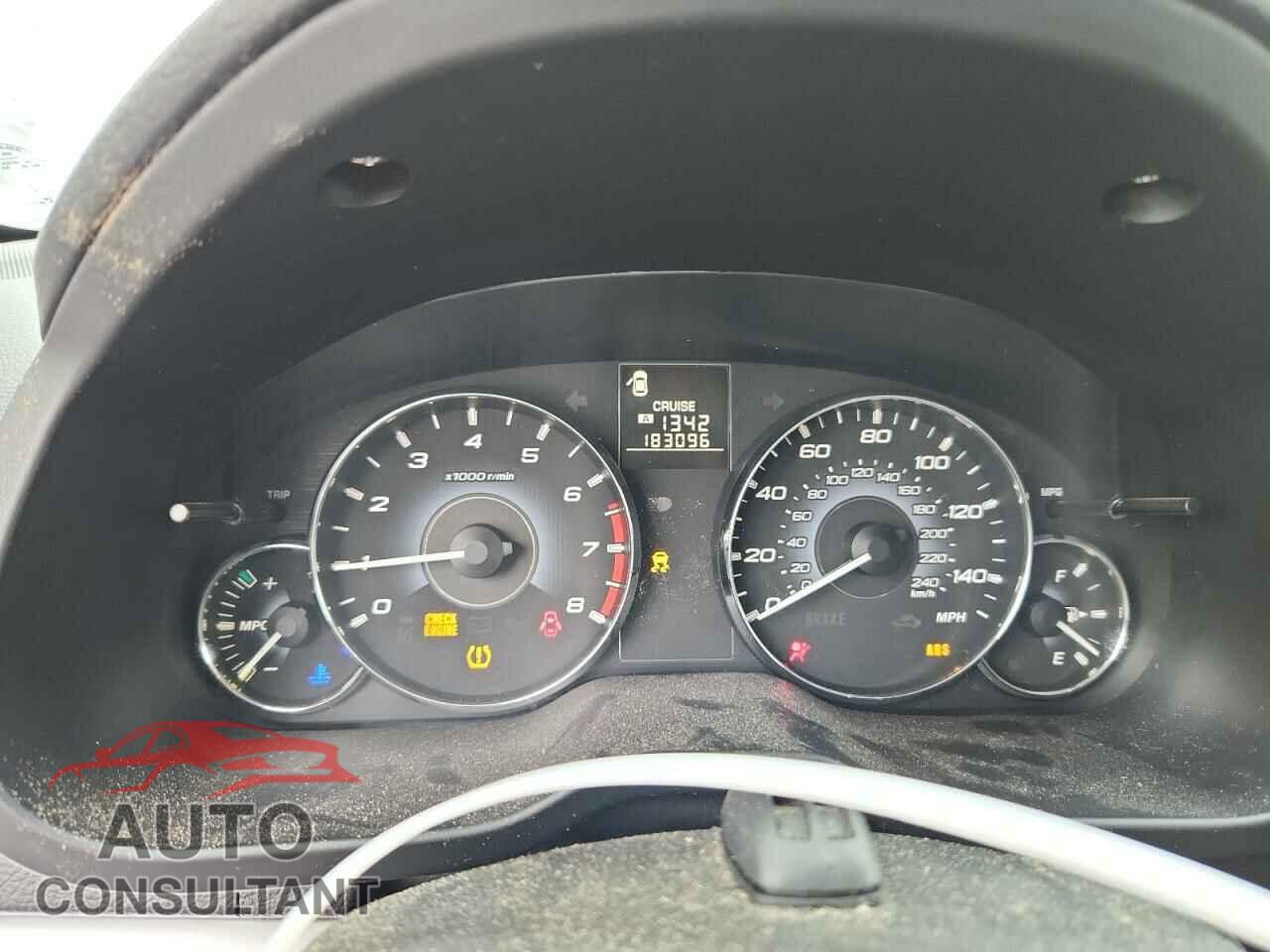 SUBARU OUTBACK 2010 - 4S4BRBCC7A1353620