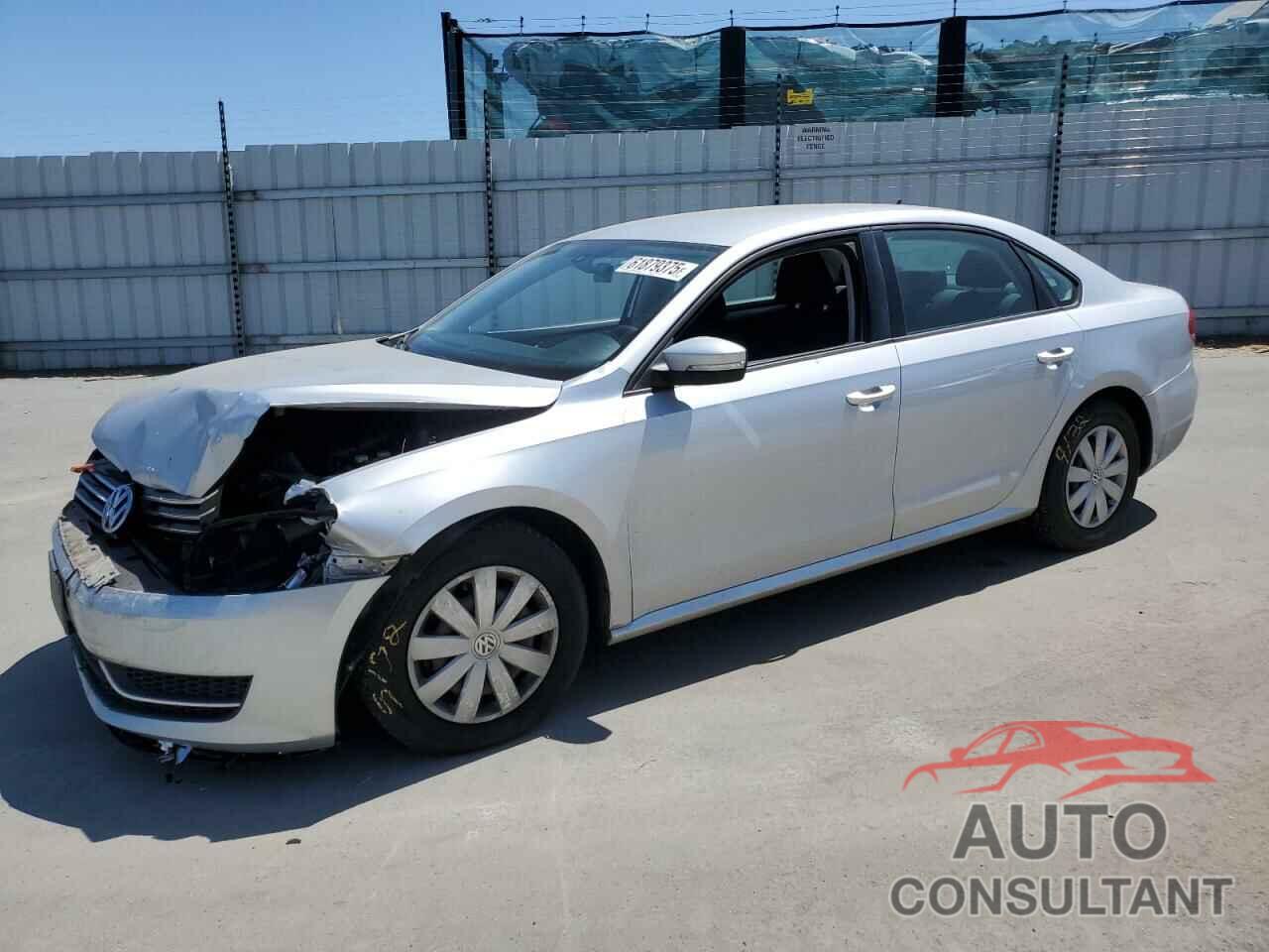 VOLKSWAGEN PASSAT 2013 - 1VWAP7A38DC001836