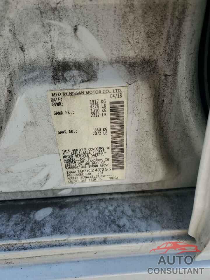 NISSAN ALTIMA 2018 - 1N4AL3AP7JC247255