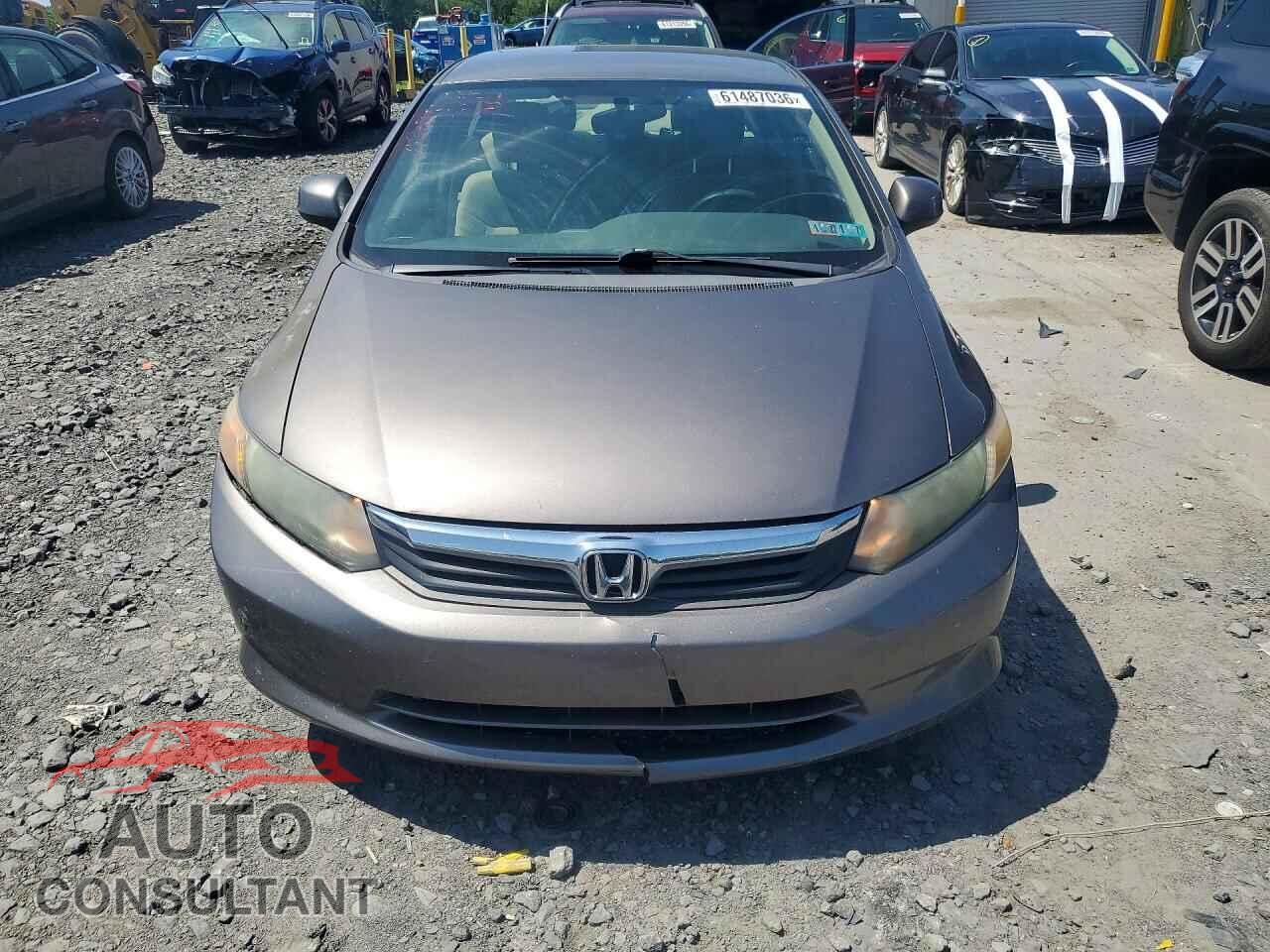 HONDA CIVIC 2012 - 19XFB2F54CE372956