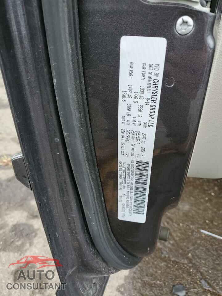 DODGE CARAVAN 2015 - 2C4RDGCG6FR509232