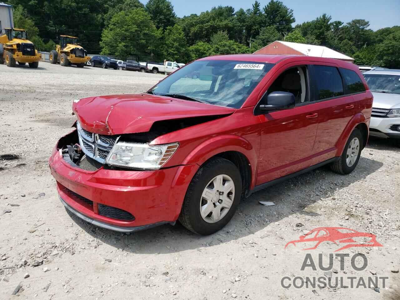 DODGE JOURNEY 2012 - 3C4PDCAB7CT265297